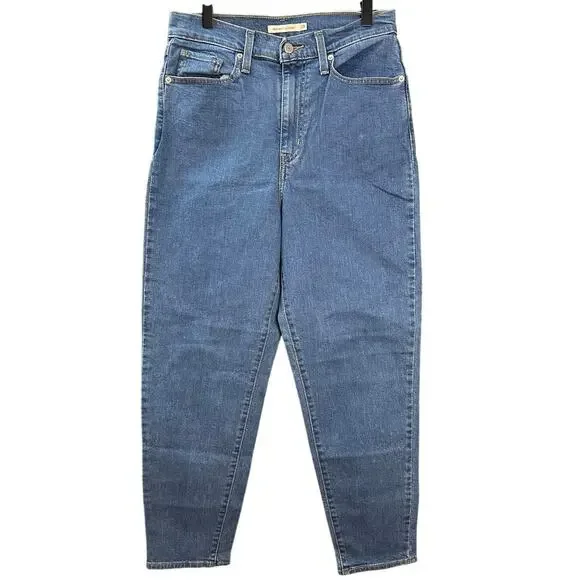 Levi's High Rise Women’s Jeans in Classic Blue Denim - Picture 1 of 11